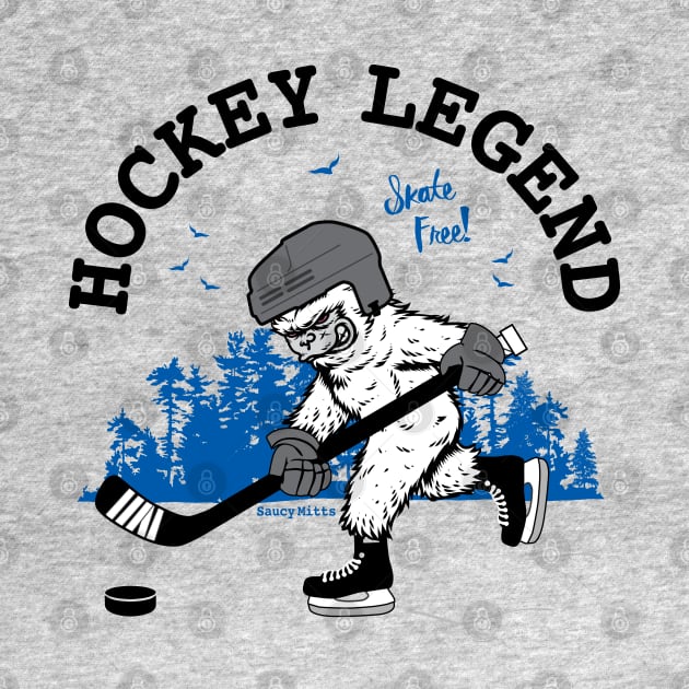 Bigfoot Hockey Legend by SaucyMittsHockey